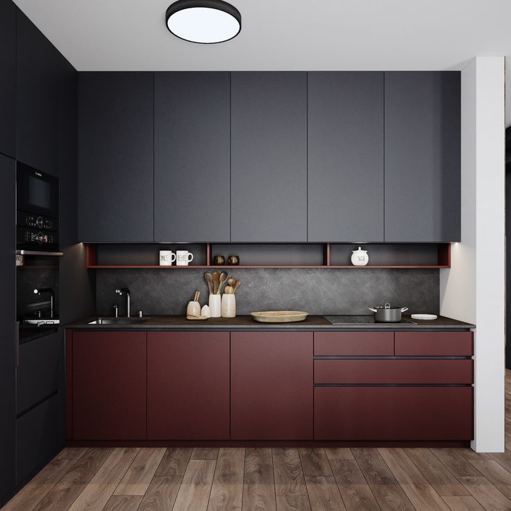 Стильный дизайн Кухни от студии MIWELEN Kitchen interior design decor Interior design kitchen Kitchen design decor